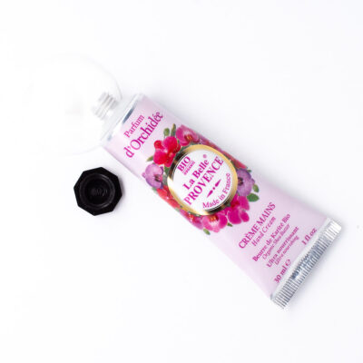 Creme mains parfum d'orchidée de la collection "La Belle Provence" - Fabriqué en France par La Savonnerie de Nyons