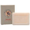 Mini savon rectangle de 25g au lait d'anesse bio avec un emballage papier de la collection "Mini savons" - Fabriqué en France par La Savonnerie de Nyons