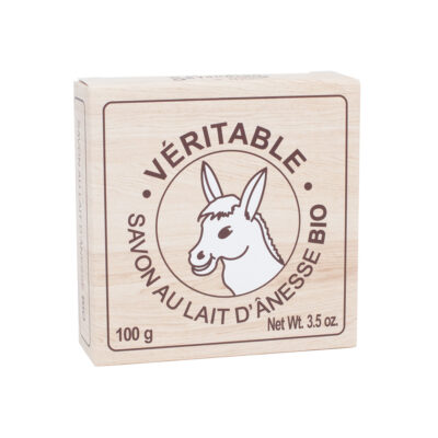 Savon rond au lait d'ânesse BIO 100g