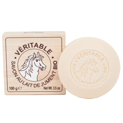 Savon rond au lait de jument BIO 100g