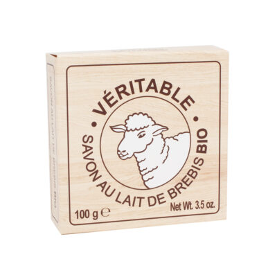 Savon rond au lait de brebis BIO 100g