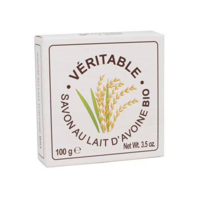 Savon rond au lait d'avoine Bio de la collection de savons 