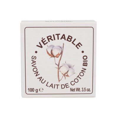 Savon Au Lait de Coton Bio | La Savonnerie de Nyons Savon rond au lait de coton Bio de la collection de savons
