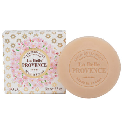 Savon de 100g à l'amandier la collection de soins "La Belle Provence" - Fabriqué en France par La Savonnerie de Nyons