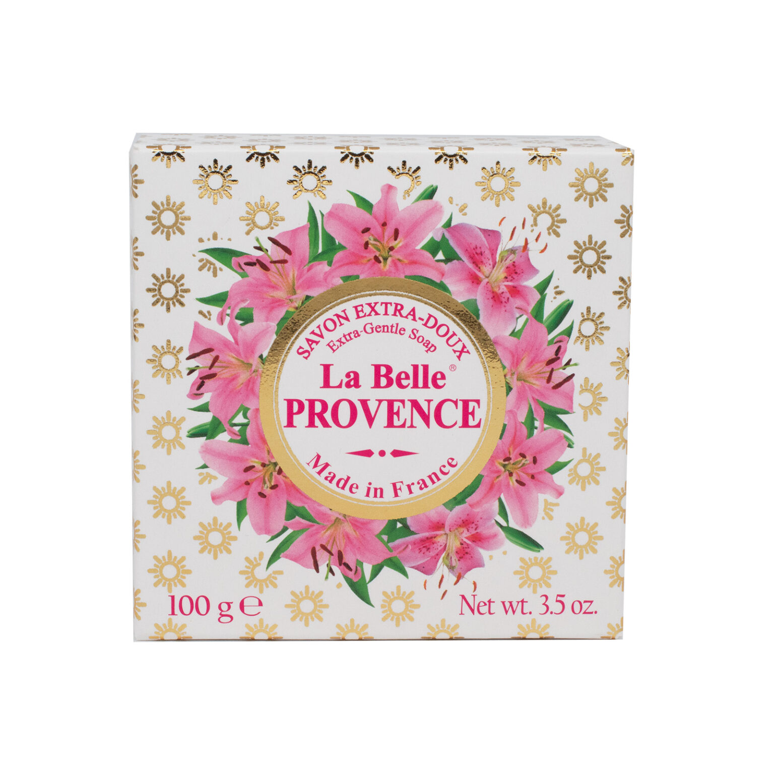 Savon de 100g au lys la collection de soins "La Belle Provence" - Fabriqué en France par La Savonnerie de Nyons