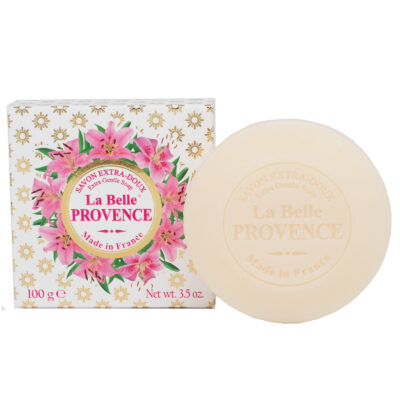 Savon de 100g au lys la collection de soins "La Belle Provence" - Fabriqué en France par La Savonnerie de Nyons