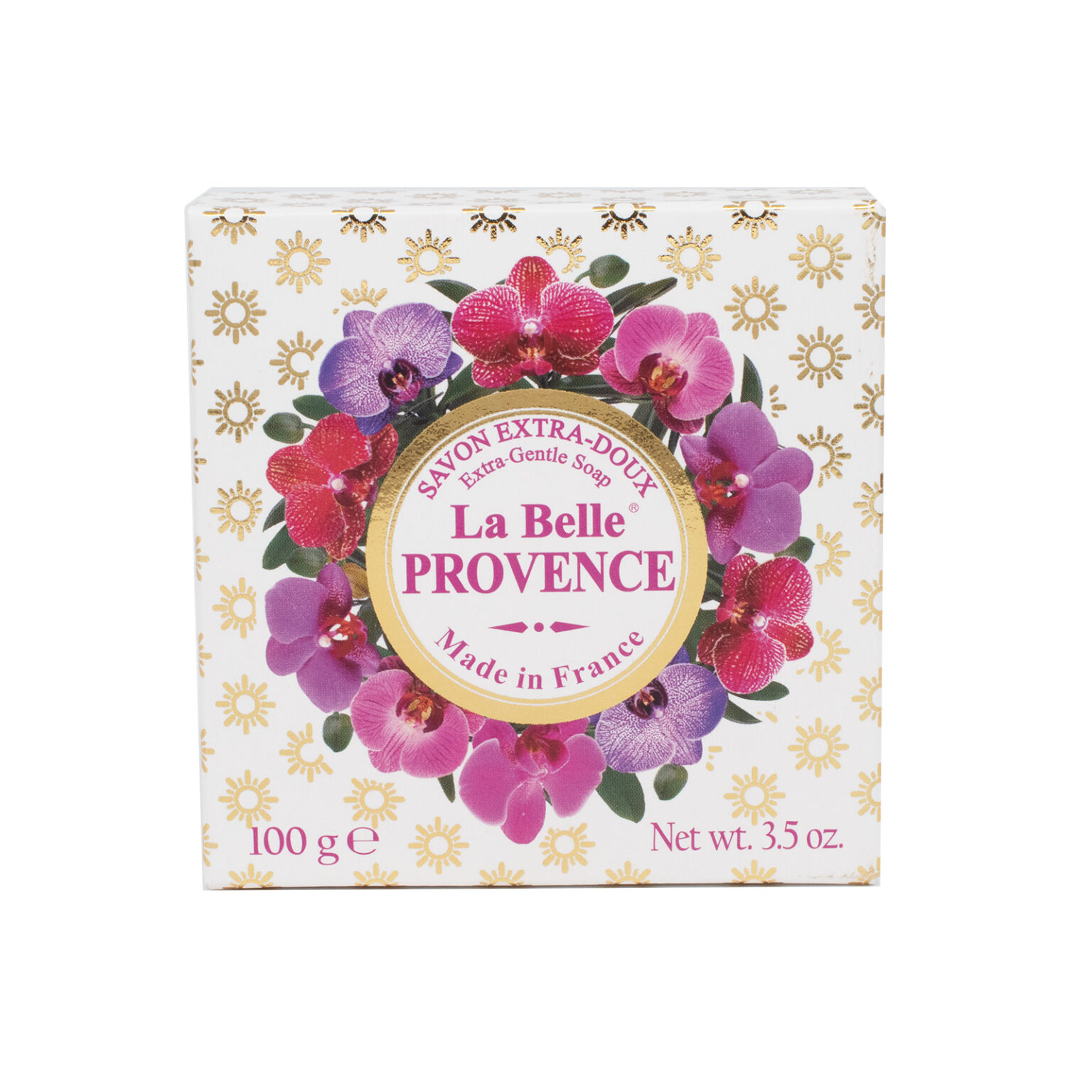 Savon de 100g à l'orchidée la collection de soins "La Belle Provence" - Fabriqué en France par La Savonnerie de Nyons