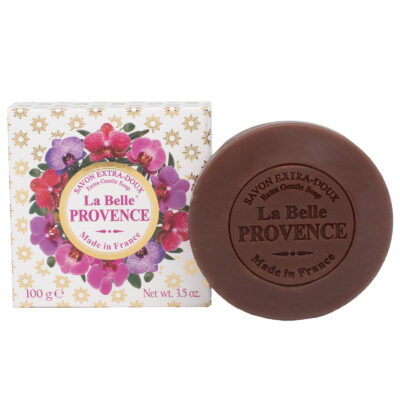 Savon de 100g à l'orchidée la collection de soins "La Belle Provence" - Fabriqué en France par La Savonnerie de Nyons