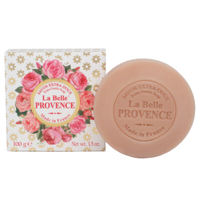 Savon de 100g à la rose la collection de soins "La Belle Provence" - Fabriqué en France par La Savonnerie de Nyons