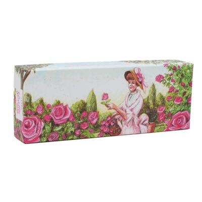 Coffret 3 savons en forme de rose de la Savonnerie de Nyons