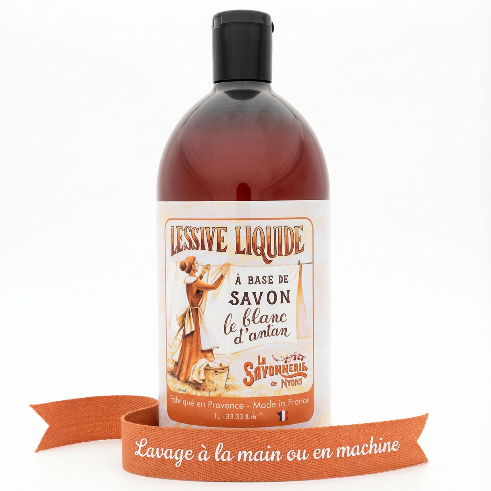 Lessive Liquide 1 Litre au savon de Marseille