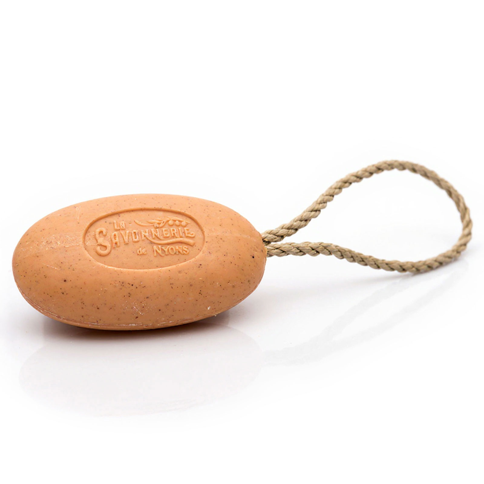La Savonnerie de Nyons | La Savonnerie de Nyons Savon Exfoliant Corde Noyaux d'abricot 200g