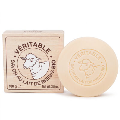 Savon Rond Lait de Brebis Bio