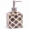 Porte Savon Pattern Distributeur Noir