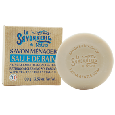 Savon pour nettoyer la salle de bain de la collection "Savons Ménagers" - Fabriqué en France par La Savonnerie de Nyons