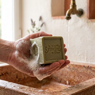 Cube Savon de Marseille Olive 300g – Image 3