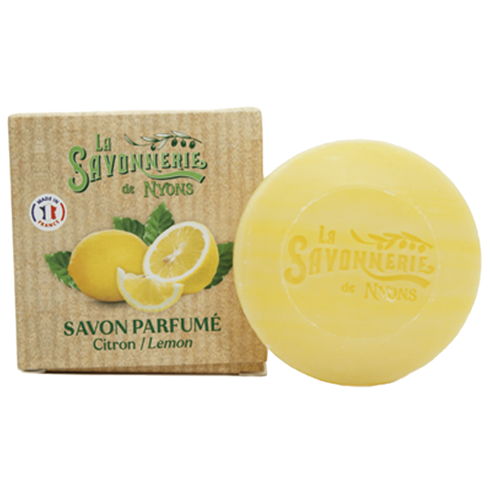 Mini savon au citron de 50g la collection de savons parfumés "Les Minis Savons" - Fabriqué en France par La Savonnerie de Nyons