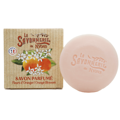 Mini savon à la fleur d'oranger de 50g la collection de savons parfumés "Les Minis Savons" - Fabriqué en France par La Savonnerie de Nyons