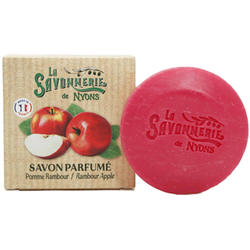 Mini savon à la pomme Rambour de 50g la collection de savons parfumés "Les Minis Savons" - Fabriqué en France par La Savonnerie de Nyons