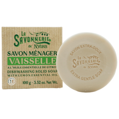 Savon pour la vaisselle de la collection "Savons Ménagers" - Fabriqué en France par La Savonnerie de Nyons