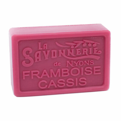 Savon framboise cassis- de la collection "Savons Parfumés- Les Fruités" - Fabriqué en France par La Savonnerie de Nyons