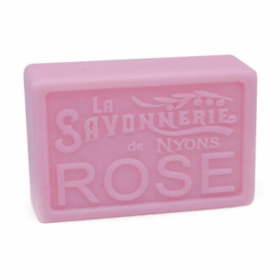 Savon rose- de la collection "Savons pafumés- Les Florales" - Fabriqué en France par La Savonnerie de Nyons