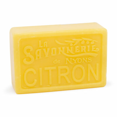 Savon citron de la collection "Savons parfumés - Les Agrumes" - Fabriqué en France par La Savonnerie de Nyons