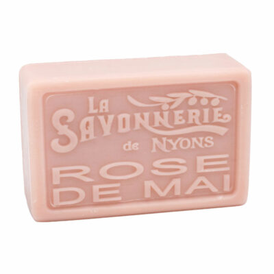 Savon rose de mai- de la collection "Savons pafumés- Les Florales" - Fabriqué en France par La Savonnerie de Nyons