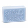 Savon musc blanc de la collection "Savons parfumés- Les Epicés" - Fabriqué en France par La Savonnerie de Nyons