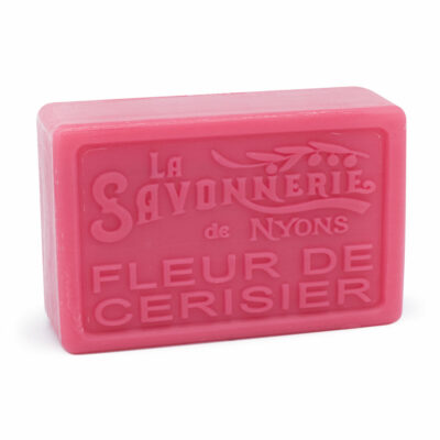 Savon fleur de ceriser- de la collection "Savons pafumés- Les Florales" - Fabriqué en France par La Savonnerie de Nyons