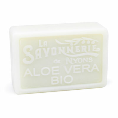 Savon à l'aloe vera Bio- de la collection signature "Aloe Vera" - Fabriqué en France par La Savonnerie de Nyons