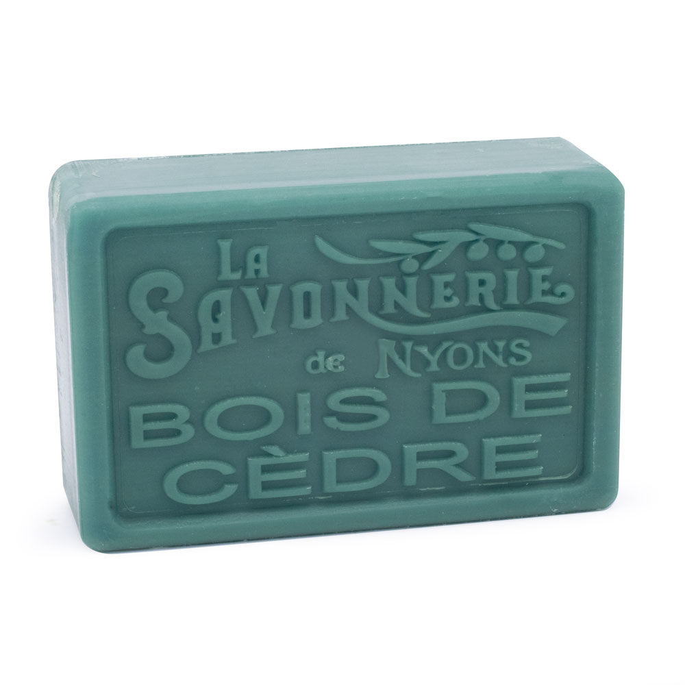 Savon bois de cèdre de la collection savon parfumés "Les Boisés" - fabriqué en France par La Savonnerie de Nyons