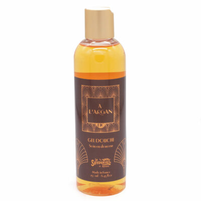 gel douche a l'huile d'argan Bio de la collection "Huile d'Argan" - Fabriqué en France par La Savonnerie de Nyons