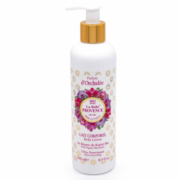 Lait corporel a l'orchidee de la collection "La Belle Provence" - Fabriqué en France par La Savonnerie de Nyons