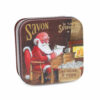 Boite à savon en métal avec une illustration de lettre au Père Noël de la collection de savons "Boites avec Savons" - Fabriqué en France par La Savonnerie de Nyons