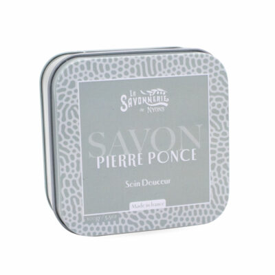 Boite à savon en métal de la collection de savons soins "Mains et Pieds" - Fabriqué en France par La Savonnerie de Nyons