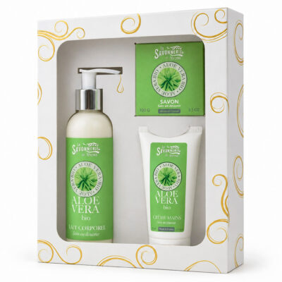 Coffret de soins à l'aloe vera