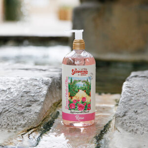 Savon liquide au parfum de Rose de la Savonnerie de Nyons