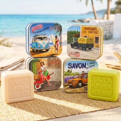 Pack Summer - 4 Boites Metal Savon 100g
