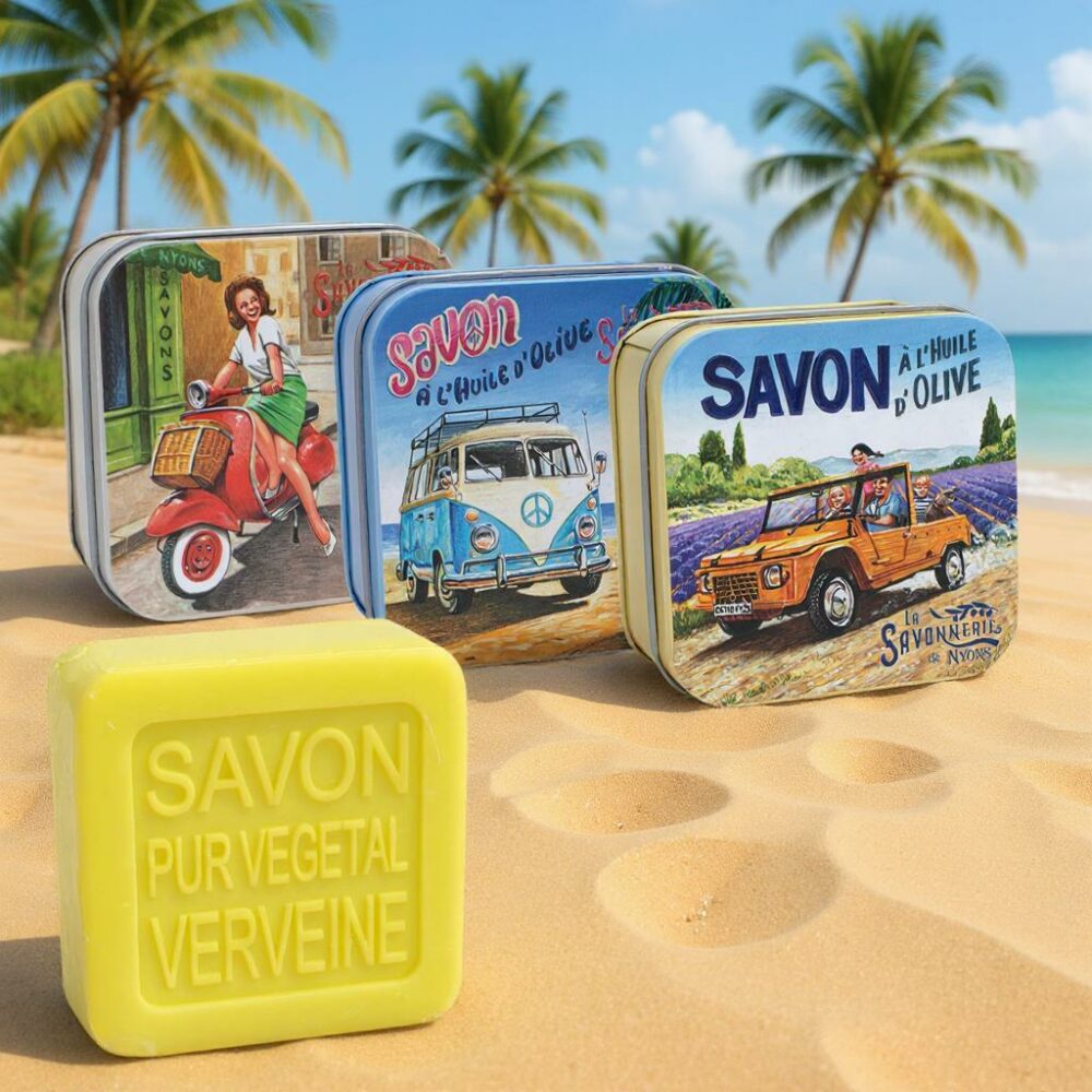 Pack Summer - 3 Boites Metal Savon 100g