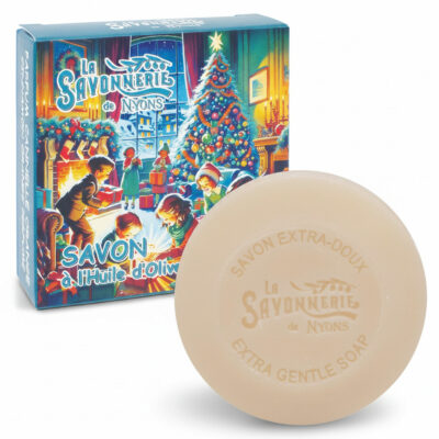 Savon orange cannelle 100g Beurre de Karité Bio et Huile d’Olive de Nyons – Étui en Carton Noël – Les Cadeaux