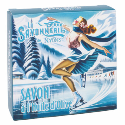 Alternative view of Savon 100g Edelweiss - Beurre de Karité Bio et Huile d’Olive de Nyons – Étui en Carton Noël – La Patineuse