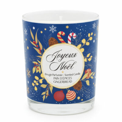 Bougie parfumée Noël Pain d'Épices 180g cire végétale - La Savonnerie de Nyons