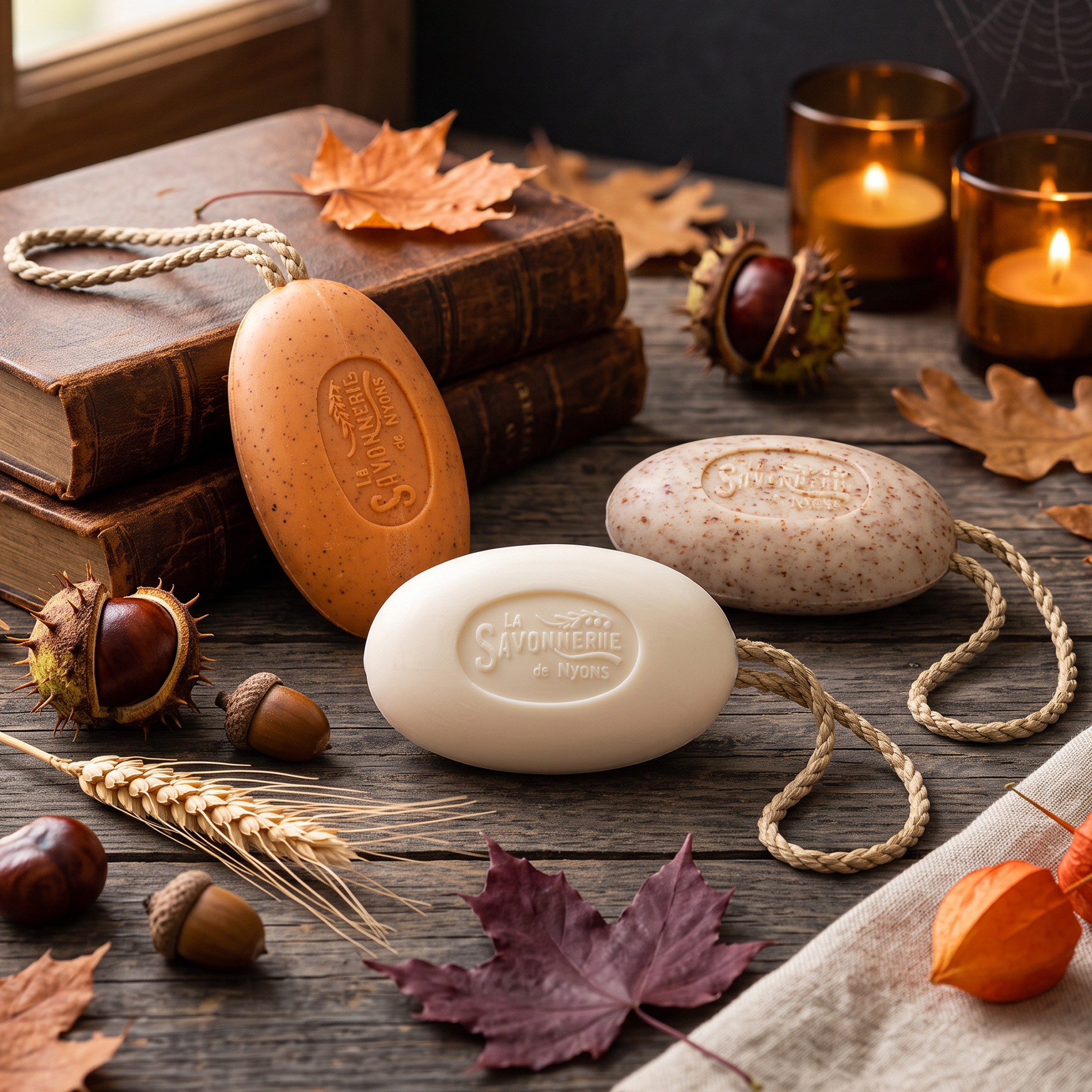 Pack Automne - 3 Savons Corde 200g