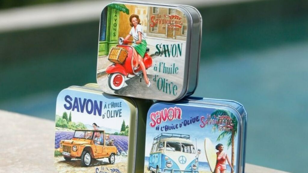 Les boîtes métalliques La Savonnerie de Nyons : l'art de collectionner